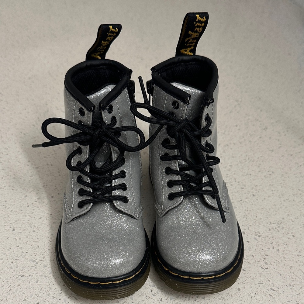 Kids Silver Boots